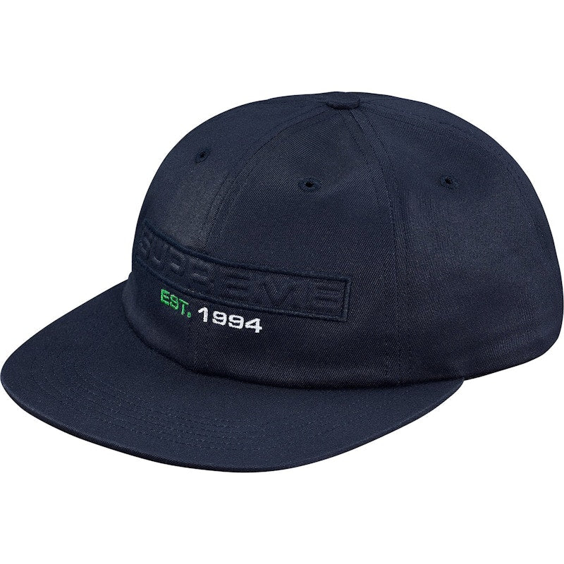 Supreme Embossed Logo 6-Panel Navy