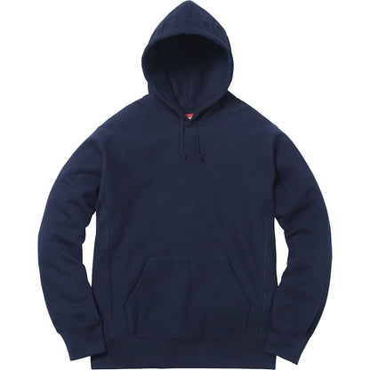 Supreme Embossed Logo Hooded Sweatshirt Navy