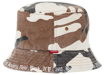 Supreme Embroidered Brim Crusher Brown Camo