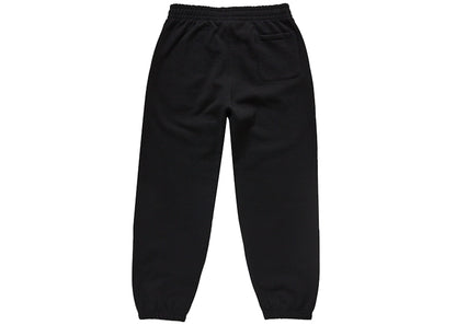 Supreme Embroidered Script Sweatpant Black
