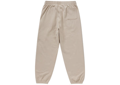 Supreme Embroidered Script Sweatpant Stone