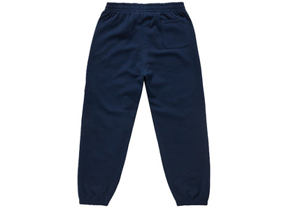 Supreme Embroidered Script Sweatpant Navy