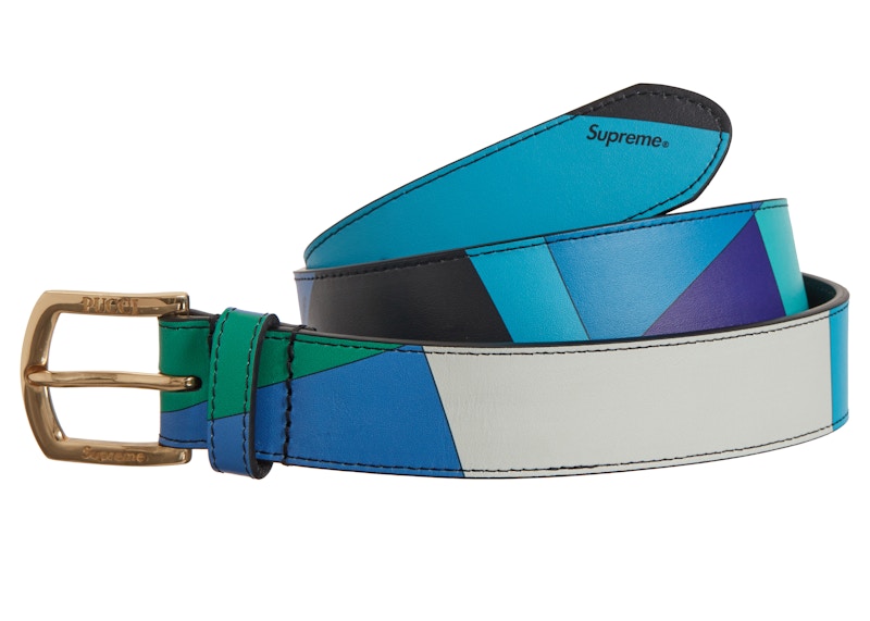 Supreme Emilio Pucci Belt Blue