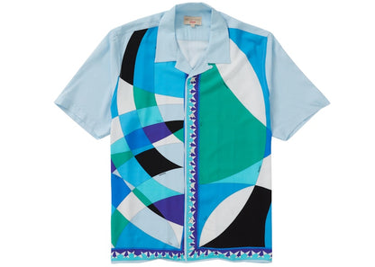 Supreme Emilio Pucci S/S Shirt Blue