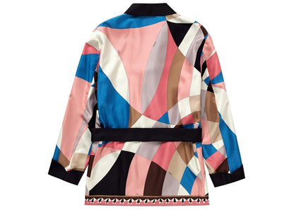 Supreme Emilio Pucci Silk Smoking Jacket Dusty Pink