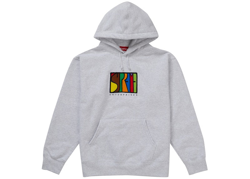Supreme Enterprises Hooded Sweatshirt Ash Grey