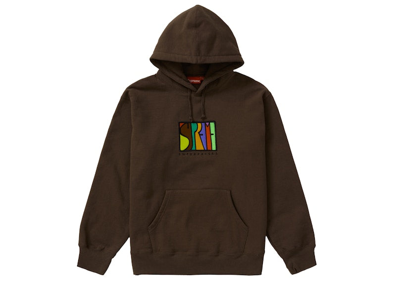 Supreme Enterprises Hooded Sweatshirt Dusty Brown