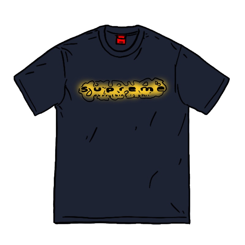 Supreme Everything Is Shit Tee Navy