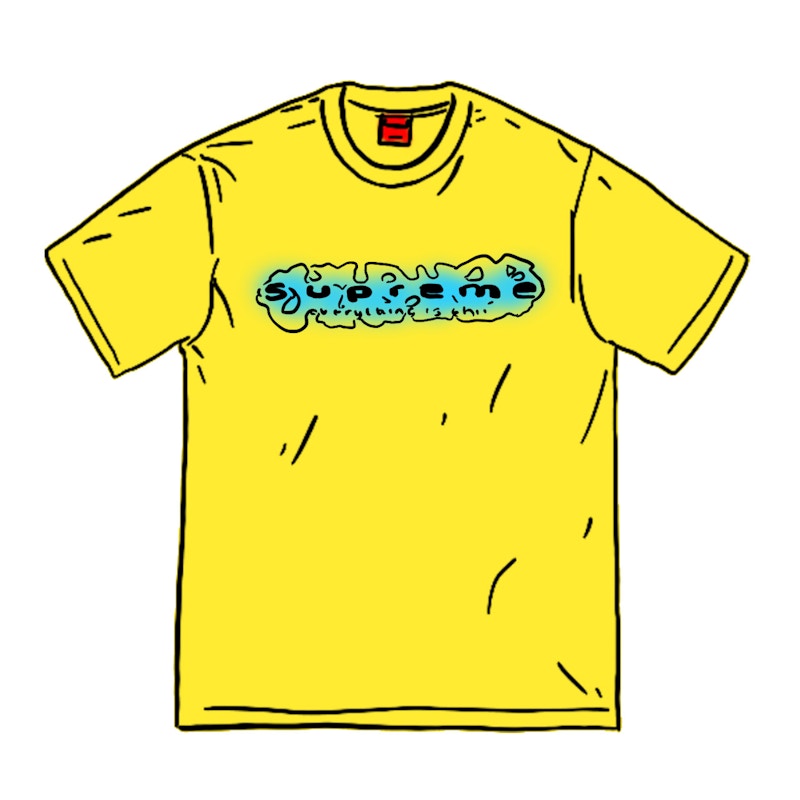 Supreme Everything Is Shit Tee Yellow