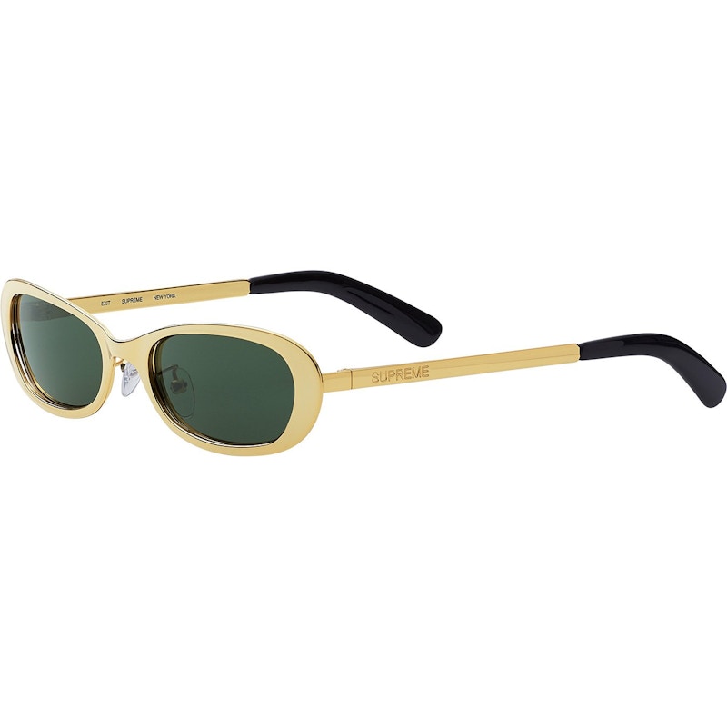 Supreme Exit Sunglasses Gold