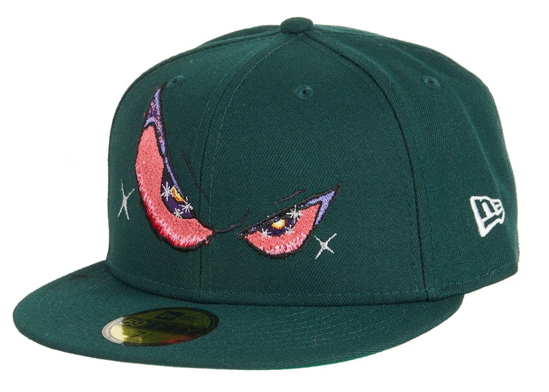 Supreme Eyes New Era Hat Dark Green