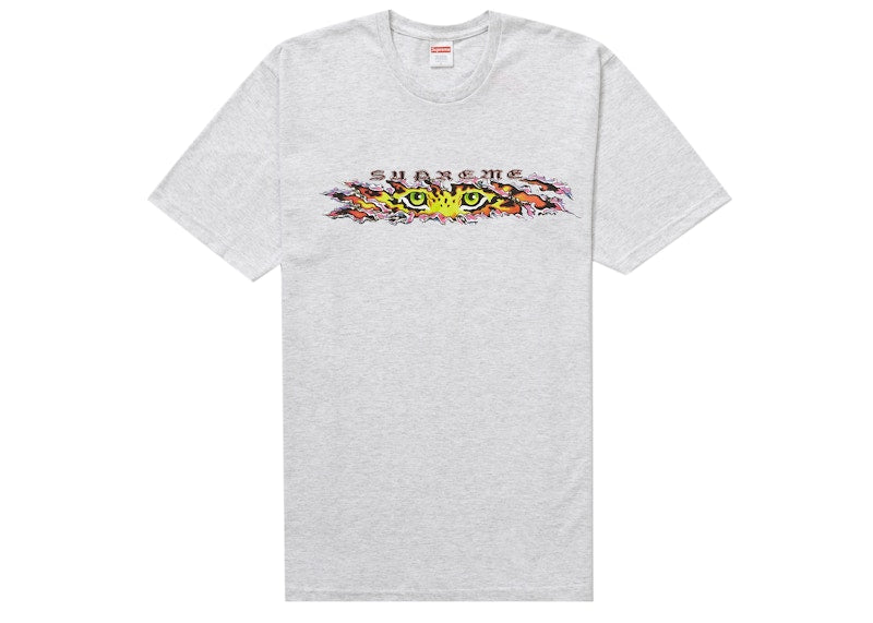 Supreme Eyes Tee Ash Grey