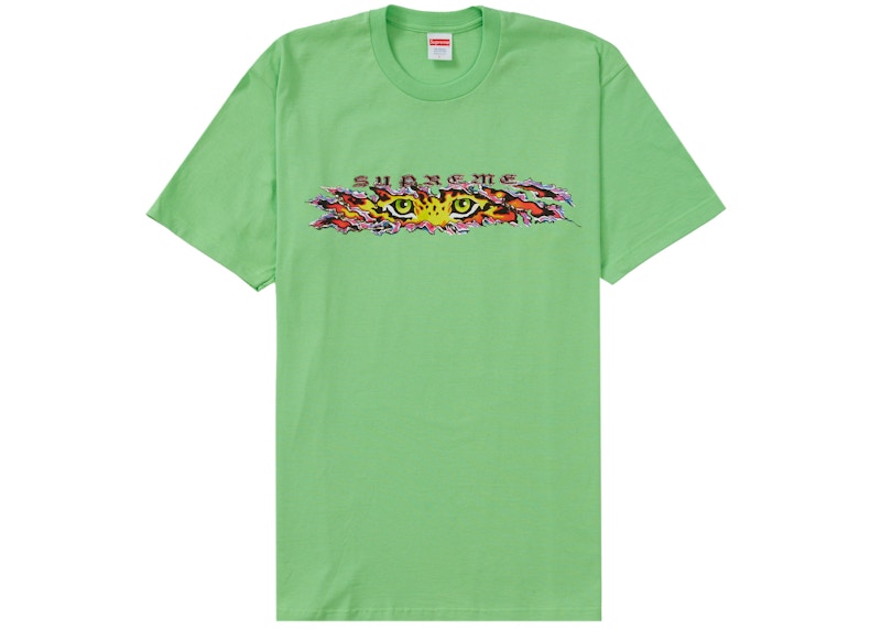 Supreme Eyes Tee Lime