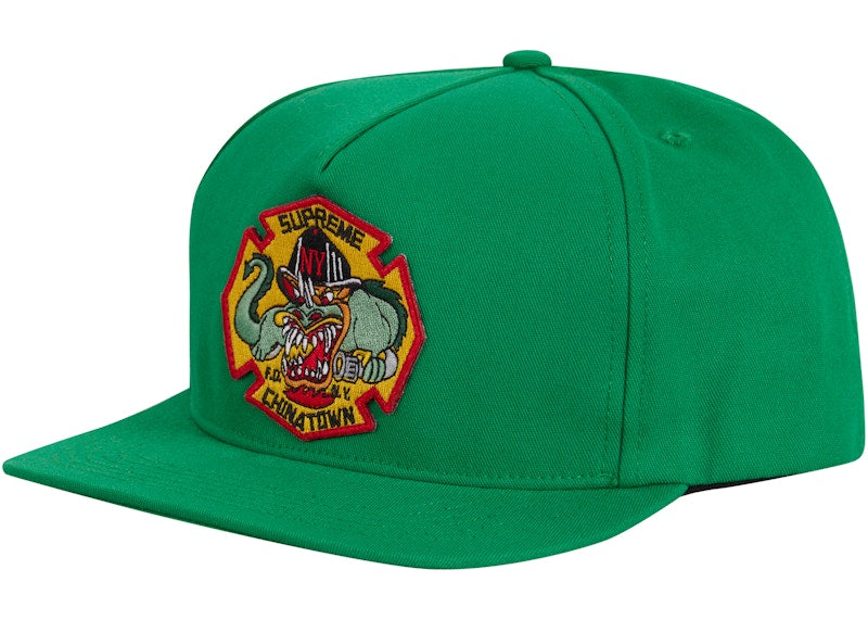 Supreme FDNY Engine 9 5-Panel Green