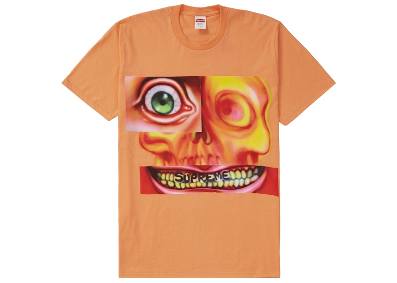 Supreme Face Tee Peach