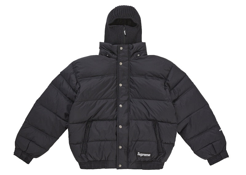Supreme Facemask 700-Fill Down Puffer Jacket Black