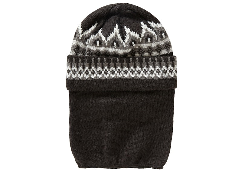 Supreme Facemask Beanie Black