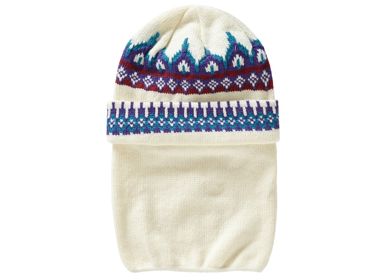 Supreme Facemask Beanie Natural