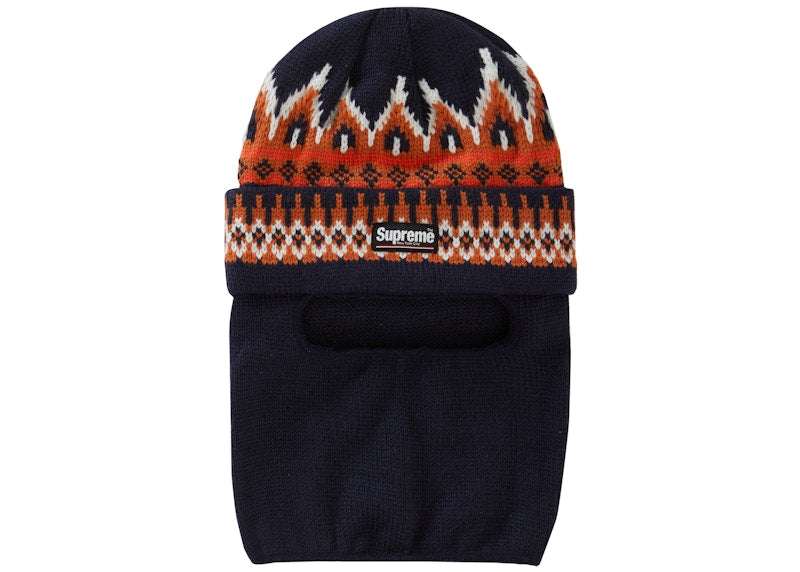 Supreme Facemask Beanie Navy