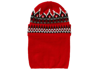 Supreme Facemask Beanie Red