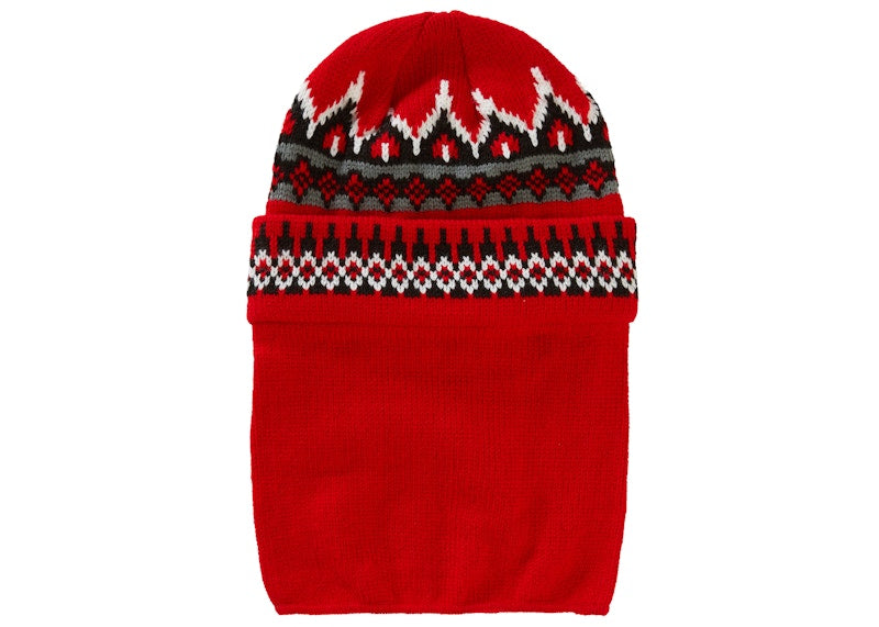 Supreme Facemask Beanie Red