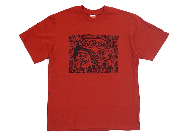 Supreme Faces Tee Red