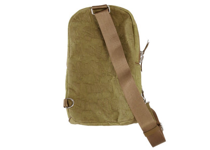 Supreme Fat Tip Jacquard Denim Sling Bag Olive