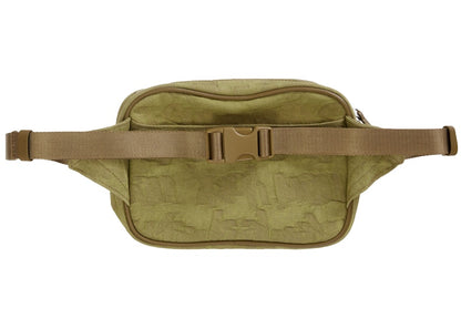 Supreme Fat Tip Jacquard Denim Waist Bag Olive