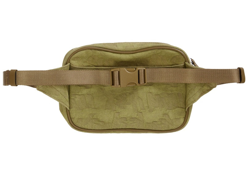 Supreme Fat Tip Jacquard Denim Waist Bag Olive
