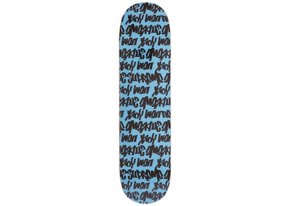 Supreme Fat Tip Skateboard Deck Light Blue