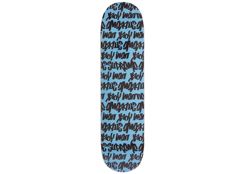 Supreme Fat Tip Skateboard Deck Light Blue
