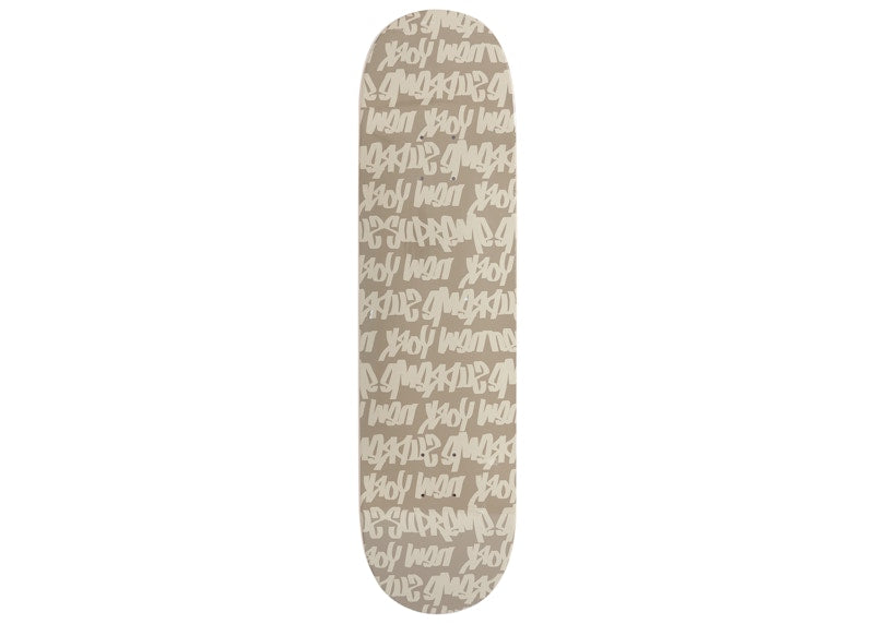 Supreme Fat Tip Skateboard Deck Tan