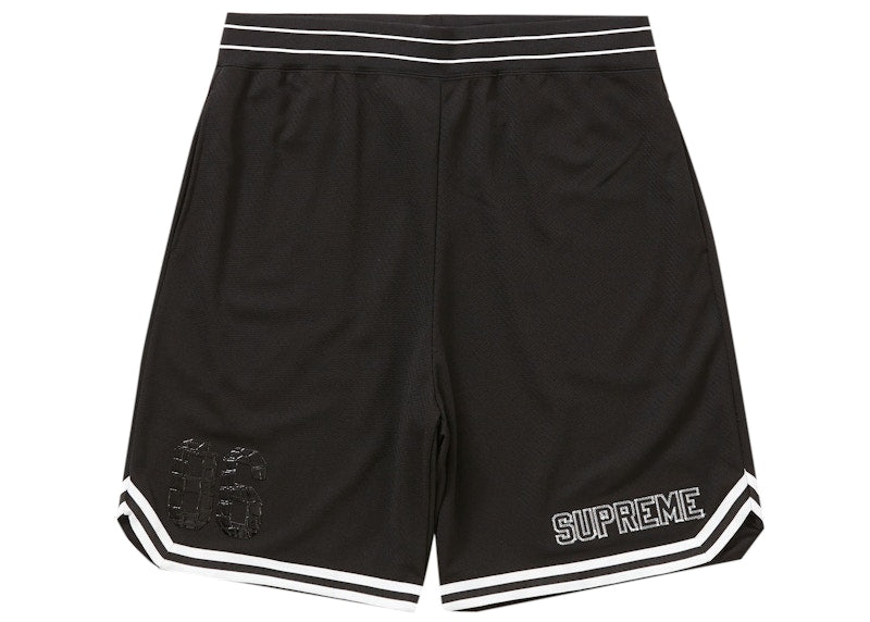 Supreme Faux Croc Basketball Short Black