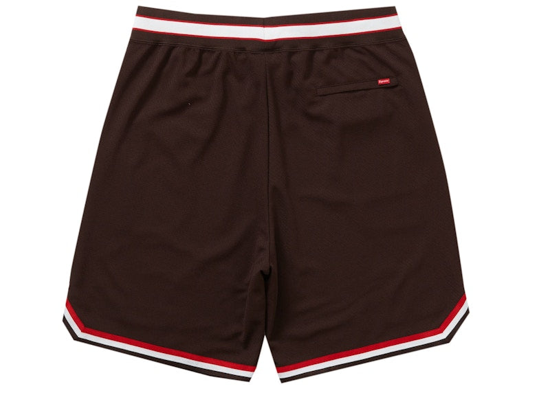Supreme Faux Croc Basketball Short Brown