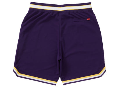 Supreme Faux Croc Basketball Short Purple