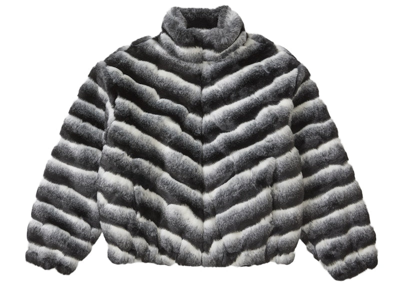 Supreme Faux Fur Jacket Black