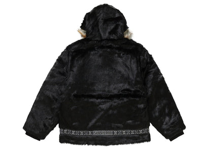 Supreme Faux Fur Parka Black