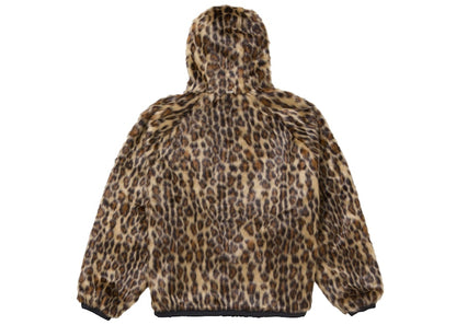 Supreme Faux Fur Reversible Hooded Track Jacket Black