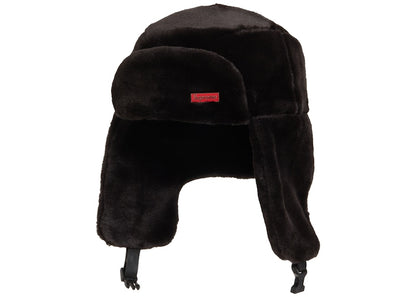 Supreme Faux Fur Ushanka Hat Black