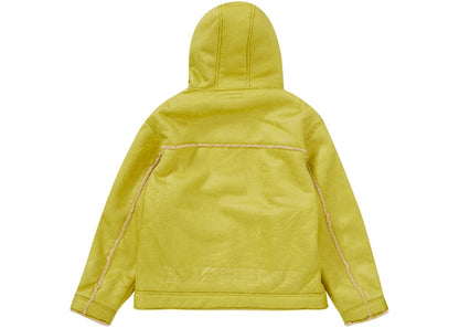 Supreme Faux Shearling Hooded Jacket (SS23) Citrus