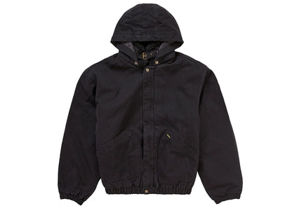 Supreme Faux Shearling Lined Bomber Jacket Black
