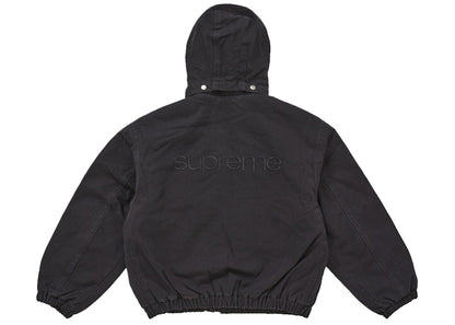 Supreme Faux Sherling Lined Bomber Jacket (FW25) Black