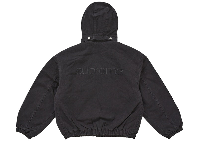 Supreme Faux Sherling Lined Bomber Jacket (FW25) Black