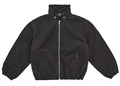Supreme Faux Sherling Lined Bomber Jacket (FW25) Black
