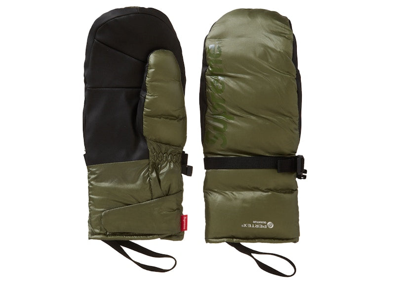 Supreme Featherweight Down Mittens Olive