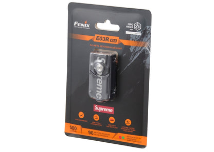 Supreme Fenix E03R Flashlight Keychain Black