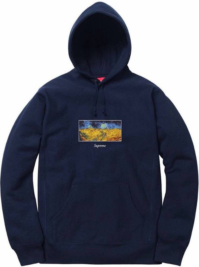 Supreme Field Hooded Sweatshirt Navy