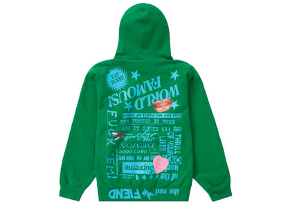 Supreme Fiend Hooded Sweatshirt Green