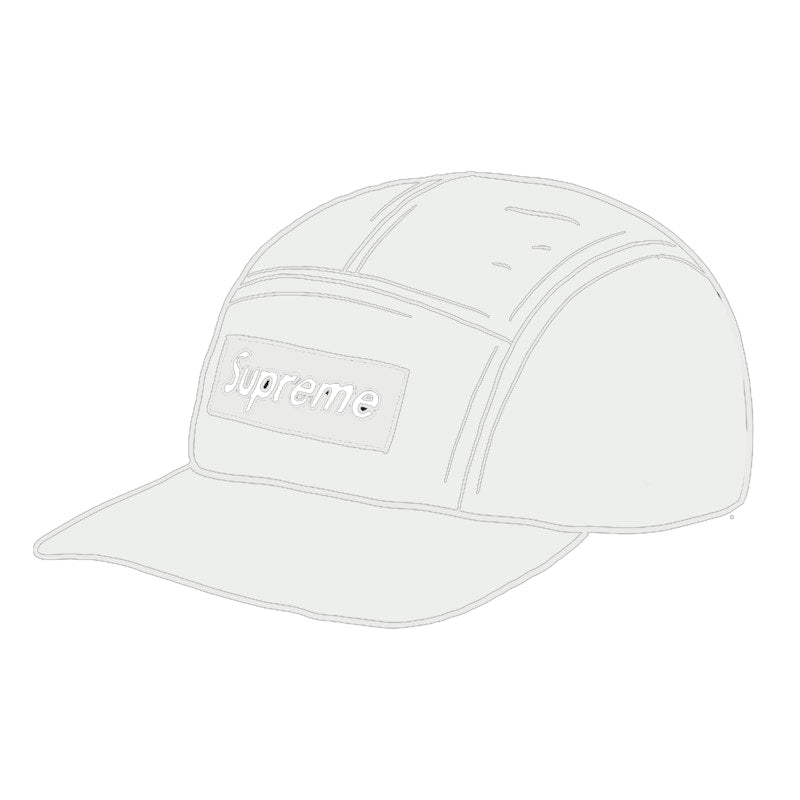 Supreme Fine Wale Corduroy Camp Cap White