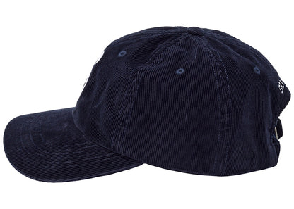 Supreme Fine Wale Corduroy S Logo 6-Panel Navy